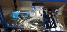 QTY OF SPORTS ITEMS TO INCLUDE CRESSI SNORKELING SET: LOCATION - A RACK