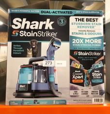 SHARK STAINSTRIKER STAIN & SPOT CLEANER WITH TOUGH STAIN, CREVICE & HOSE-CLEANING TOOLS, 2X BESPOKE CLEANING FORMULAS REMOVE STAINS, ODOURS, DIRT & GRIME, LIGHTWEIGHT, 450W, BLUE, PX200UK.: LOCATION