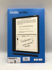 KINDLE SCRIBE , 16 GB , THE FIRST KINDLE AND DIGITAL NOTEBOOK, ALL IN ONE, WITH A 10.2" 300 PPI PAPERWHITE DISPLAY, INCLUDES BASIC PEN.: LOCATION - TOP 50