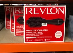 4 X REVLON SALON ONE-STEP HAIR DRYER AND VOLUMIZER FOR MID TO LONG HAIR , ONE-STEP, 2-IN-1 STYLING TOOL, IONIC AND CERAMIC TECHNOLOGY, UNIQUE OVAL DESIGN  RVDR5222.: LOCATION - B2