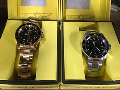 2X STAINLESS STEEL INVICTA WATCHES:: LOCATION - B2