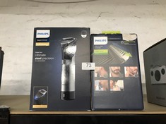 PHILIPS BEARD TRIMMER SERIES 9000 WITH LIFT & TRIM PRO SYSTEM , MODEL BT9810/13  - WHICH BEST BUY WINNER 2023 + PHILIPS ALL IN ONE TRIMMER 3000 SERIES: LOCATION - BACK RACK