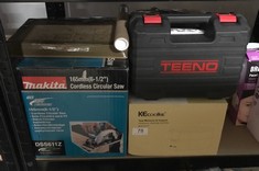 QTY OF TOOLS TO INCLUDE MAKITA CORDLESS CIRCULAR SAW DSS611Z: LOCATION - BACK RACK