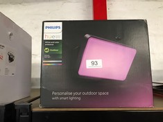 PHILIPS HUE WHITE AND COLOUR AMBIANCE DISCOVER OUTDOOR FLOODLIGHT.: LOCATION - BACK RACK
