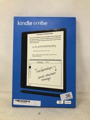 KINDLE SCRIBE (16 GB), THE FIRST KINDLE AND DIGITAL NOTEBOOK, ALL IN ONE, WITH A 10.2" 300 PPI PAPERWHITE DISPLAY, INCLUDES BASIC PEN.: LOCATION - TOP 50 RACK