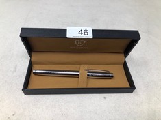 RUCKSTUHL STAINLESS STEEL LUXURY PEN IN GIFT BOX- HAND ASSEMBLED: LOCATION - TOP 50 RACK