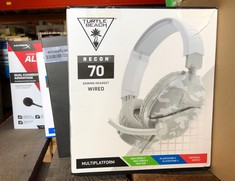 QTY OF ITEMS TO INCLUDE RECON 70 ARCTIC CAMO HEADSET: LOCATION - A