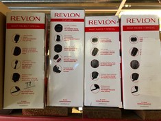 QTY OF ITEMS TO INCLUDE REVLON RVDR5212 SALON ONE-STEP HAIR DRYER AND STYLER, LIGHTWEIGHT, IONIC TECHNOLOGY, ERGONOMIC HANDLE, BLACK: LOCATION - A