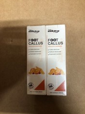 16 X SOUTH MOON FOOT CALLUS EXFOLIATES AND NOURISHES 30ML RRP £106: LOCATION - B RACK