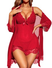 QTY OF ADULT CLOTHING TO INCLUDE WOMENS SEXY LINGERIE SLEEPWEAR NIGHTDRESS RE MEDIUM RRP £547: LOCATION - C RACK