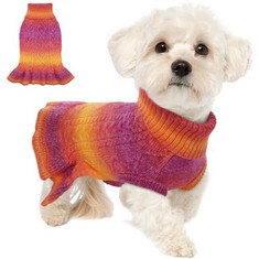 QTY OF ASSORTED ITEMS TO INCLUDE LELEPOT TURTLENECK SMALL DOG PINK GRADIANTE JUMPER RRP £180: LOCATION - C RACK