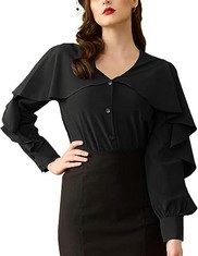 QTY OF ASSORTED ITEMS TO INCLUDE WOMEN VINTAGE DRESSY BLOUSE LONG SLEEVE V NECK XL RRP £159: LOCATION - D RACK
