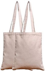 QTY OF ASSORTED ITEMS TO INCLUDE PACK OF PLAIN NATURAL SHOPPING BAG: LOCATION - D RACK