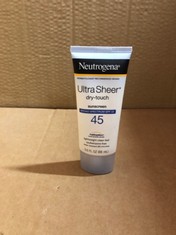 43 X ULTRA SHEER DRY TOUCH SUNSCREEN 88ML RRP £357: LOCATION - E RACK