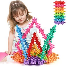 15 X TOMYOU 200 PIECES BUILDING BLOCKS KIDS STEM TOYS EDUCATIONAL BUILDING TOYS INTERLOCKING SOLID PLASTIC FOR PRESCHOOL KIDS BOYS AND GIRLS AGED 3+, SAFE MATERIAL CREATIVITY KIDS TOYS - TOTAL RRP £2