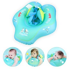 10 X LUCHILD BABY SWIMMING FLOAT WITH SEAT CHILD FLOATS ADJUSTABLE WAIST INFLATABLE RING FOR INFANT WITH MANUAL PUMP - TOTAL RRP £134: LOCATION - A RACK