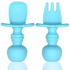 77 X ROUND BABY CUTLERY SET , SET OF 2 RRP £260: LOCATION - F RACK