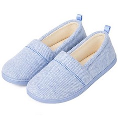 QTY OF ADULT SHOES TO INCLUDE EVERFOAM WOMENS KNITTED HOUSE SHOES BLUE UK 8: LOCATION - G RACK
