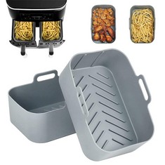 QTY OF ASSORTED ITEMS TO INCLUDE ANBOO 2PCS SILICONE AIR FRYER LINERS FOR NINJA DUAL AIR FRYER: LOCATION - G RACK