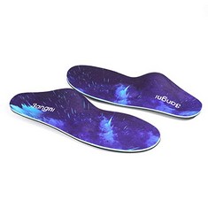 11 X 3 ANGNI ARCH SUPPORT INSOLE -ORTHOPEDIC INSERTS FOR FOOT PAIN RELIEF, FLAT FEET, PLANTAR FASCIITIS, METATARSALGIA - ORTHOTIC INSOLES FOR VALGUS PRONATION LOW ARCH MEN WOMEN - TOTAL RRP £156: LOC