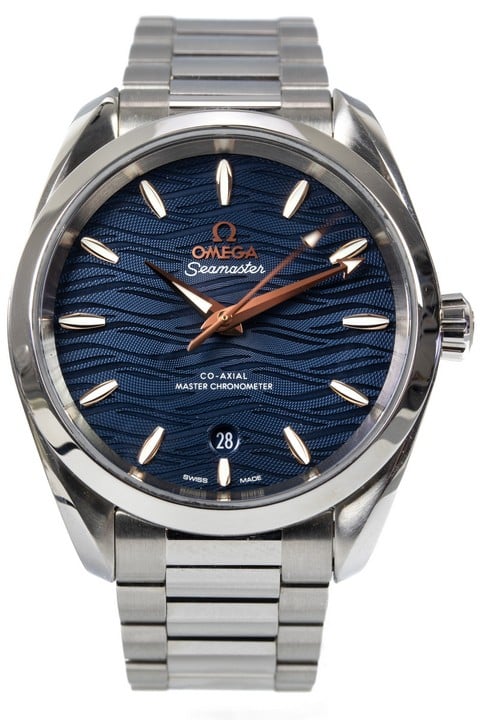 Omega Seamaster Aqua Terra Ref: 220.10.38.20.03.002 Automatic Watch. 38mm Stainless Steel Case with Stainless Steel Polished Bezel, Blue Dial and Stainless Steel Bracelet. Age: 2021. Comes with box a