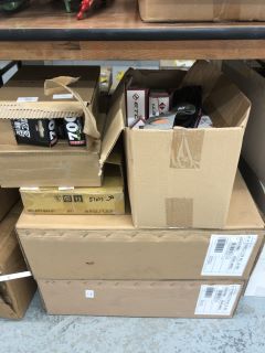 6 X BOXES OF CYCLING EQUIPMENT TO INCLUDE ETC INNER TUBES- RRP £230