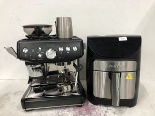 2 X ITEMS, GOURMIA 6.7LITRE AIR FRYER & SAGE COFFEE MACHINE - RRP £310