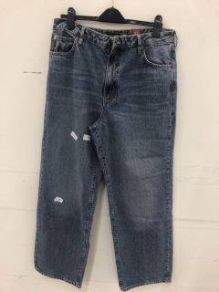 SUPERDRY BLUE JEANS SIZE UK 34/32 RRP-£79