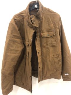 LEVIS JACKET IN BROWN SIZE UK XL RRP-£95