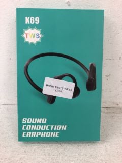 K69 TWS SOUND CONDUCTION SPORT HEADPHONES BLACK