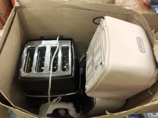 5X ITEMS TO INCLUDE DELONGHI PINK 4 SLICE TOASTER - RRP £200