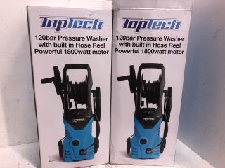 2X TOPTECH 120BAR PRESSURE WASHER RRP-Â£170