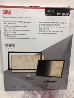 8 X 3M FRAMED PRIVACY FILTER FOR MONITORS APPROX RRP Â£335