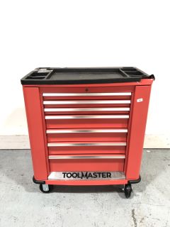 1X 7 DRAWER TOOL MASTER TOOL BOX IN RED RRP £439