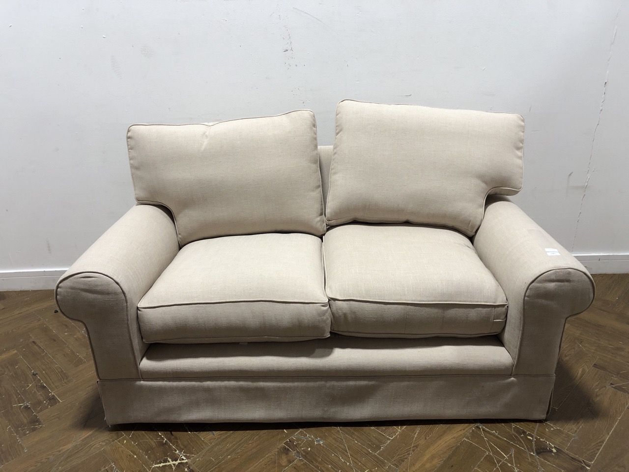 John Pye Auctions JOHN LEWIS PADSTOW MEDIUM 2 SEATER FIXED COVER SOFA