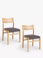 JOHN LEWIS POISE DINING CHAIRS, SET OF 2, NATURAL, FSC-CERTIFIED (ASH WOOD) RRP £379
