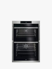 AEG DCE731110M BUILT IN ELECTRIC DOUBLE OVEN, STAINLESS STEEL £1099