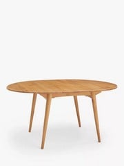 JOHN LEWIS WYCOMBE 4-6 SEATER ROUND EXTENDING DINING TABLE, CHERRYWOOD RRP £879