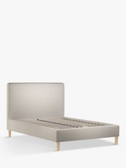 JOHN LEWIS EMILY UPHOLSTERED BED FRAME, DOUBLE, COTTON EFFECT BEIGE RRP £499