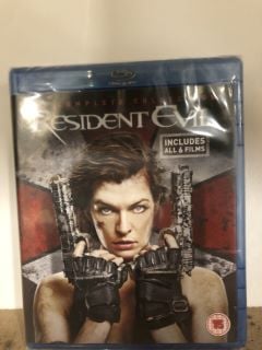 ASSORTMENT OF DVD/GAMES, TO INCLUDE - 'CHEERS' SEASON 1-11 // RESIDENT EVIL - ALL 6 FILMS (BLU RAY) // SUITS (SEASON 6-7) CHALLENGE 25 ID MAY BE REQUIRED - COLLECTION ONLY - APPROX RRP Â£400.00