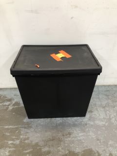 2X LARGE BLACK STORAGE CONTAINERS RRP £120