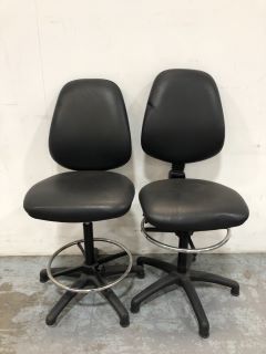 2 X COMPUTER CHAIRS - APPROX RRP £140