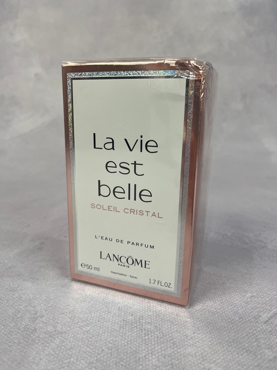 Lancôme 'La Vie Est Belle Soleil Cristal' Sealed 50Ml Eau De Parfum (VAT ONLY PAYABLE ON BUYERS PREMIUM)