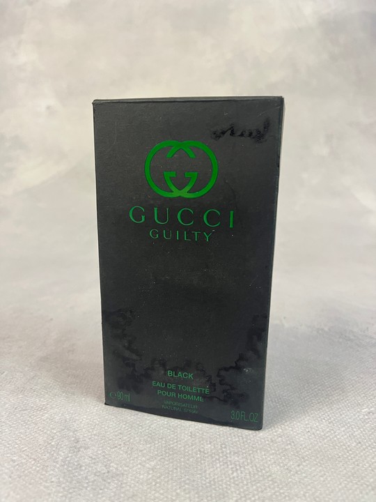 Gucci 'Guilty Black' Unused 90Ml Eau De Toilette Pour Homme (VAT ONLY PAYABLE ON BUYERS PREMIUM)