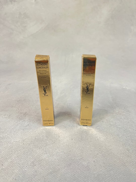 Yves Saint Laurent, 2x All Hours Concealer , 4 Sand Unused  (VAT ONLY PAYABLE ON BUYERS PREMIUM)