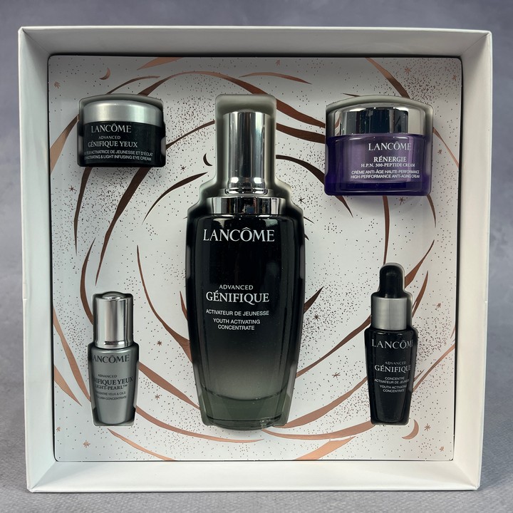 Lancôme Genifique Gift Set, Unused 115Ml & 10Ml Youth Activating Concentrate, 5Ml Eye & Lash Concentrate, 15Ml Anti-Aging Cream And 5Ml Youth & light Infusing Cream (VAT ONLY PAYABLE ON BUYERS PREMIU