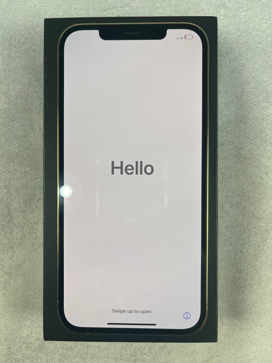 Apple Iphone 12 Pro Max 256Gb Smartphone In Gold: Model No A2411 (With Box & Charge Cable)  [Jptn36689] (MPSE53768641) (VAT ONLY PAYABLE ON BUYERS PREMIUM)