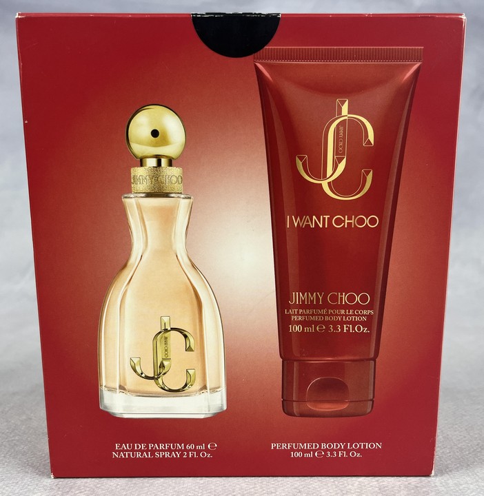 Jimmy Choo 'I Want Choo' Unused 60Ml Eau De Parfum & 100Ml Perfumed Body Lotion (VAT ONLY PAYABLE ON BUYERS PREMIUM)