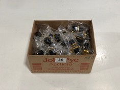 40 X PAIRS OF LEVEL BAR ENDS IN GOLD (DELIVERY ONLY)