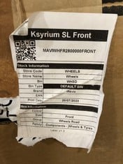 MAVIC KSYRIUM SL FRONT WHEEL RRP:£280 (DELIVERY ONLY)